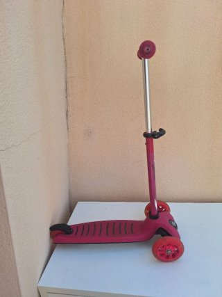 Patinete infantil 3 ruedas rosa