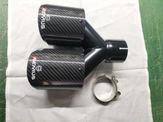 Cola de escape doble carbono REMUS