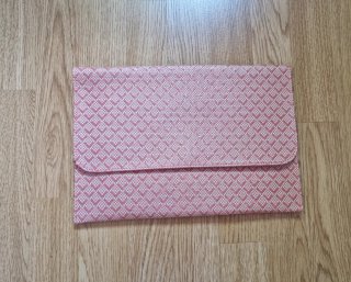 Bolso bandolera Lefties tejido rafia rosa/coral