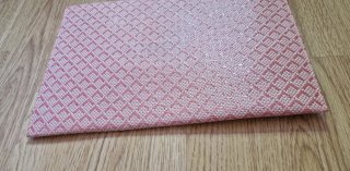 Bolso bandolera Lefties tejido rafia rosa/coral