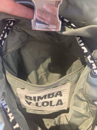 Mochila Bimba y Lola verde militar