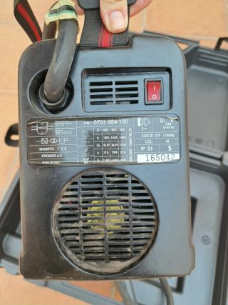 Grupo soldar inverter con cables y careta