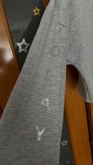 Sudadera Bershka Crop con cordones gris