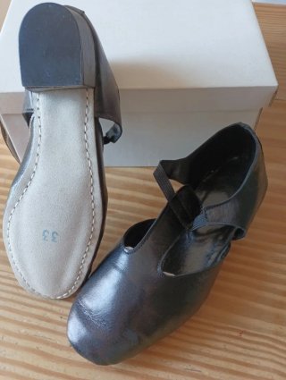 Zapatos Profesora Baile Negro y Rosa