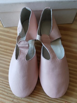 Zapatos Profesora Baile Negro y Rosa