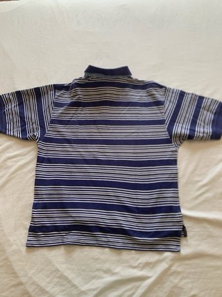 Camiseta Polo Timberland Rayas Azul y Blanco