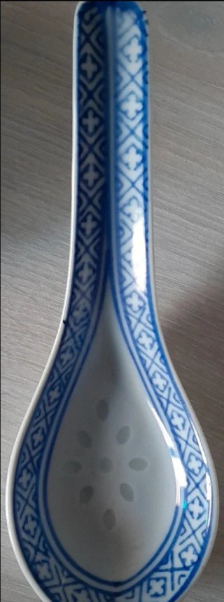 6 Cuencos y 6 Cucharas Porcelana China