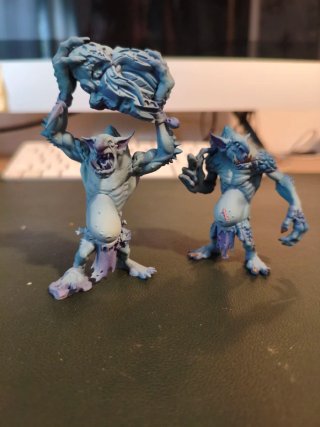 Trolls Warhammer sin peana x2