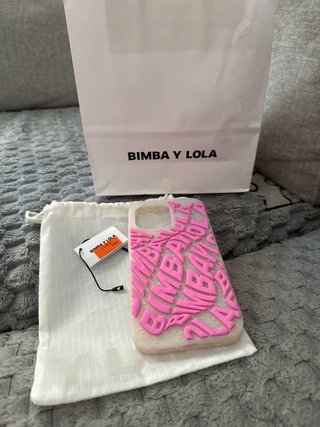 Funda móvil BIMBA Y LOLA rosa iphone 14 pro max