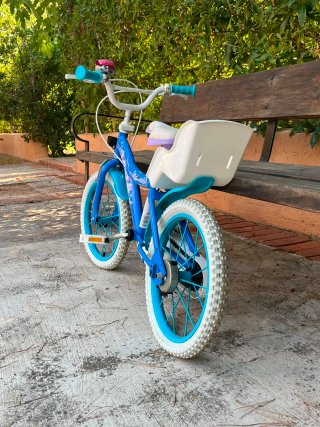 Bicicleta Frozen Azul Niña