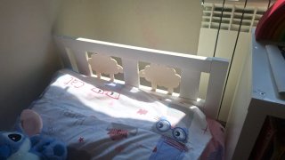 Cama infantil KRITTER IKEA con colchón