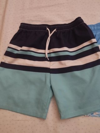 Set costume mare bambino blu/verde acqua