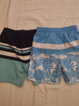 Set costume mare bambino blu/verde acqua