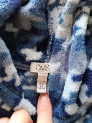 Pijama Buzo Camuflaje Azul