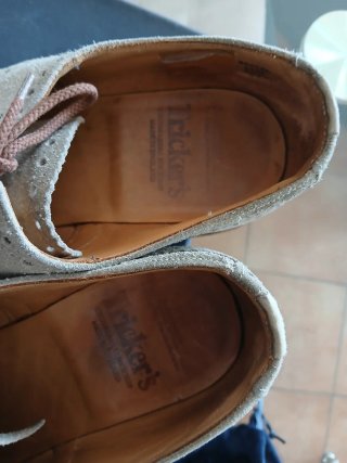 Tricker's Bourton Scarpa Beige Taglia 43