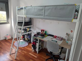 Litera alta Ikea blanca