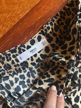Pantalón Palazzo MANGO Animal Print - NUEVO