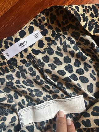 Pantalón Palazzo MANGO Animal Print - NUEVO