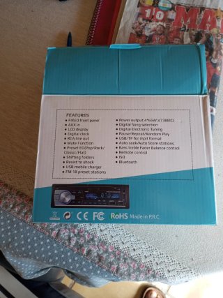 Radio Coche N-1901 Bluetooth USB