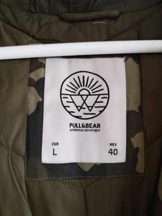 Chaqueta militar camuflaje