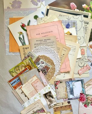 Kit de papeles y adornos para Journal (+220 pcs)