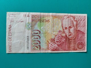 AXARCOIN - BILLETE DE 2000 PESETAS AÑO 1992 LOT 03