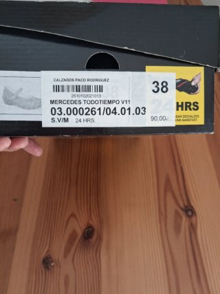 Zapatos Mercedes 24 Horas