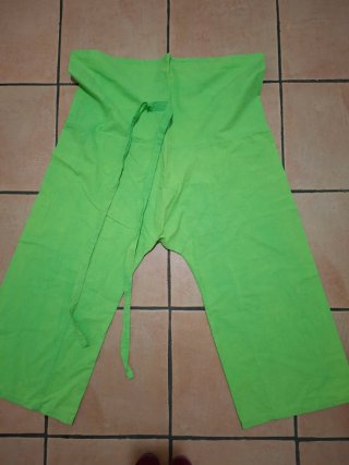 Pantalón fantasía verde talla única