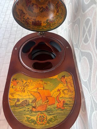 Mappamondo porta liquori vintage