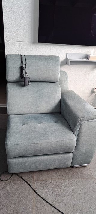 Sofá reclinable eléctrico 4 piezas