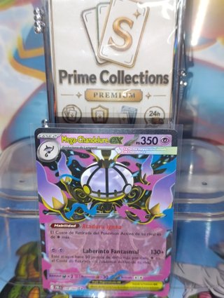 Carta Pokémon de Mega Chandelure EX Holo