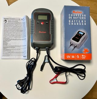 Cargador Batería Coche, moto 6/12V Auchan
