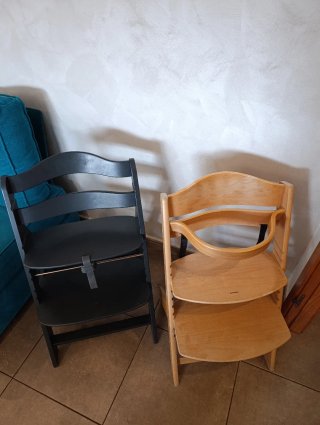 2 Tronas Hauck y Osann (madera)