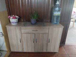 Aparador Salón Beige/Marrón