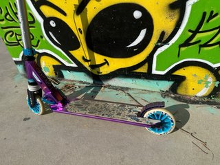 Patinete Oxelo Mid5 Morado Ajustable