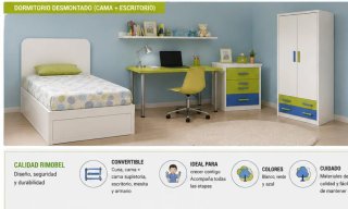 Habitación Cuna Convertible Rimobel Infantil
