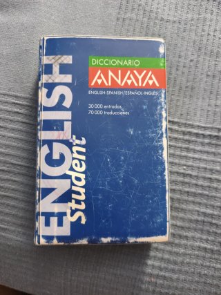 Diccionario ingles Anaya