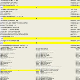 Colección Videojuegos PS4/PS5