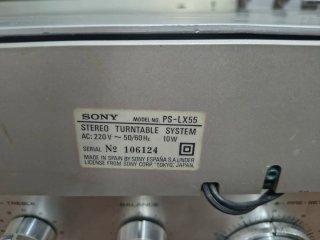 Tocadiscos Sony PS-LX55 Tangencial