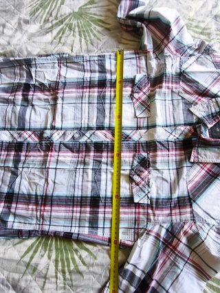 Camisa cuadros L.O.G.G. Talla M Fitted