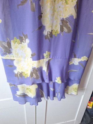 Vestido elegante azulin y talla 50/52  boutique