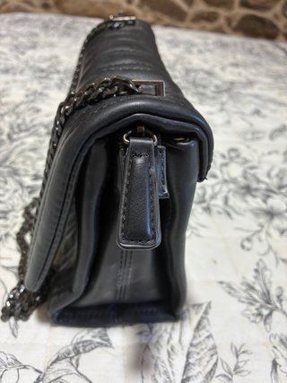 Bolso Acolchado Zara Negro
