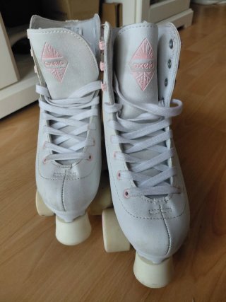 Patines 4 ruedas Oxelo junior blancos