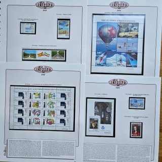 Colección Sellos España 2001-2005 montada