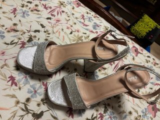 Sandalias fiesta plata talla 41