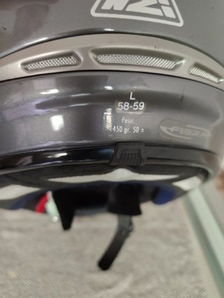 Casco NZI Vitesse II Talla L gris