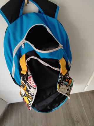 Zaino scuola SJ tema Hot Wheels