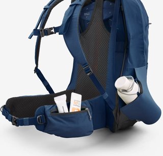 Mochila senderismo o campamentos 30L azules