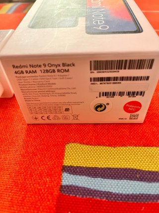 Xiaomi Redmi Note 9 128GB Negro