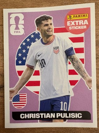 Cromo Christian Pulisic Extra FIFA Panini